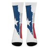 Texas State Flag Print Crew Socks