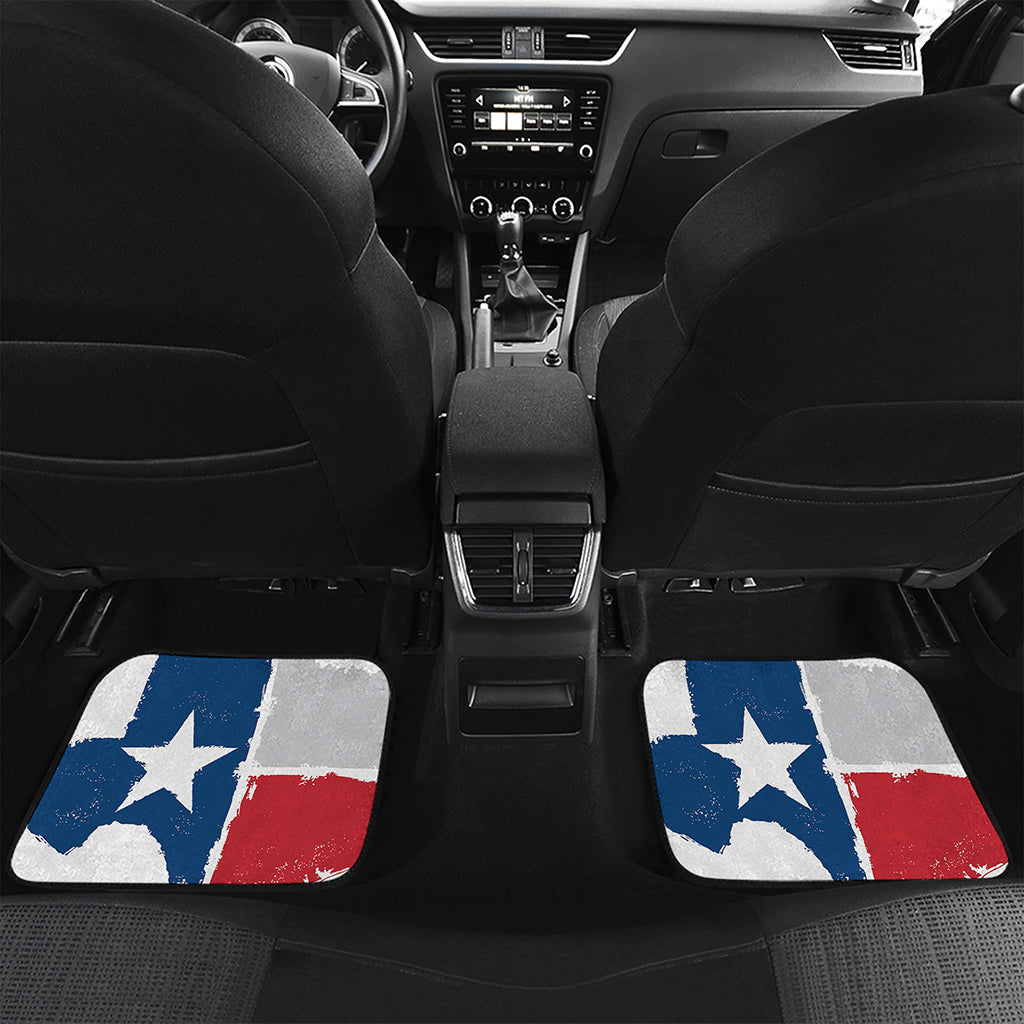 Texas State Flag Print Front and Back Car Floor Mats