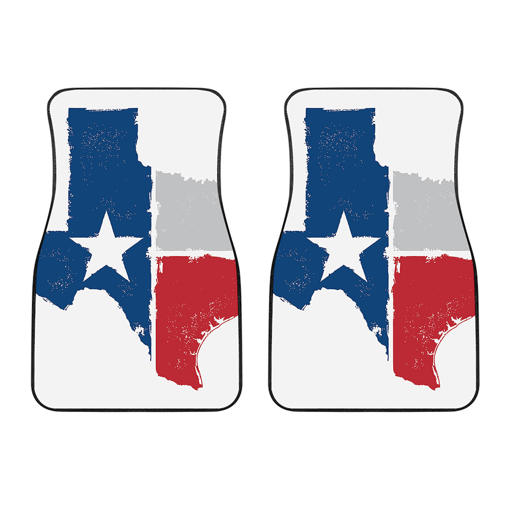 Texas State Flag Print Front Car Floor Mats