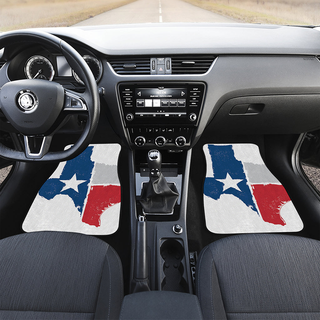Texas State Flag Print Front Car Floor Mats