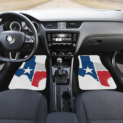 Texas State Flag Print Front Car Floor Mats