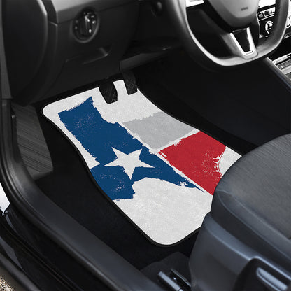 Texas State Flag Print Front Car Floor Mats
