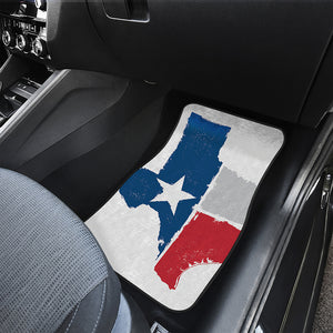 Texas State Flag Print Front Car Floor Mats