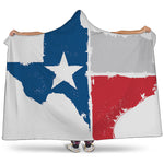 Texas State Flag Print Hooded Blanket