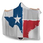 Texas State Flag Print Hooded Blanket