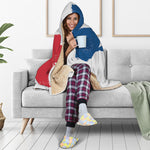 Texas State Flag Print Hooded Blanket