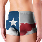 Texas State Flag Print Men's Boxer Briefs