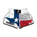 Texas State Flag Print Muay Thai Boxing Shorts