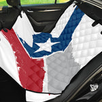 Texas State Flag Print Pet Car Back Seat Cover