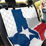 Texas State Flag Print Pet Car Back Seat Cover
