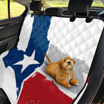Texas State Flag Print Pet Car Back Seat Cover