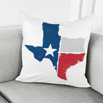 Texas State Flag Print Pillow Cover