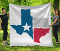 Texas State Flag Print Quilt