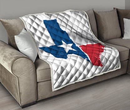 Texas State Flag Print Quilt