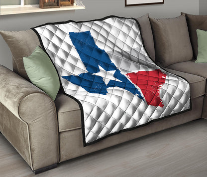 Texas State Flag Print Quilt