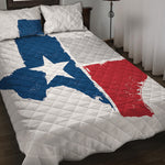 Texas State Flag Print Quilt Bed Set
