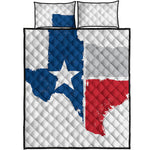 Texas State Flag Print Quilt Bed Set