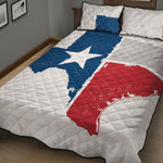 Texas State Flag Print Quilt Bed Set