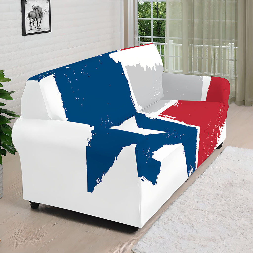 Texas State Flag Print Sofa Cover