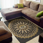 Thai Mandala Print Area Rug