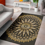 Thai Mandala Print Area Rug