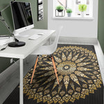 Thai Mandala Print Area Rug