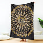 Thai Mandala Print Blanket