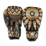 Thai Mandala Print Boxing Gloves