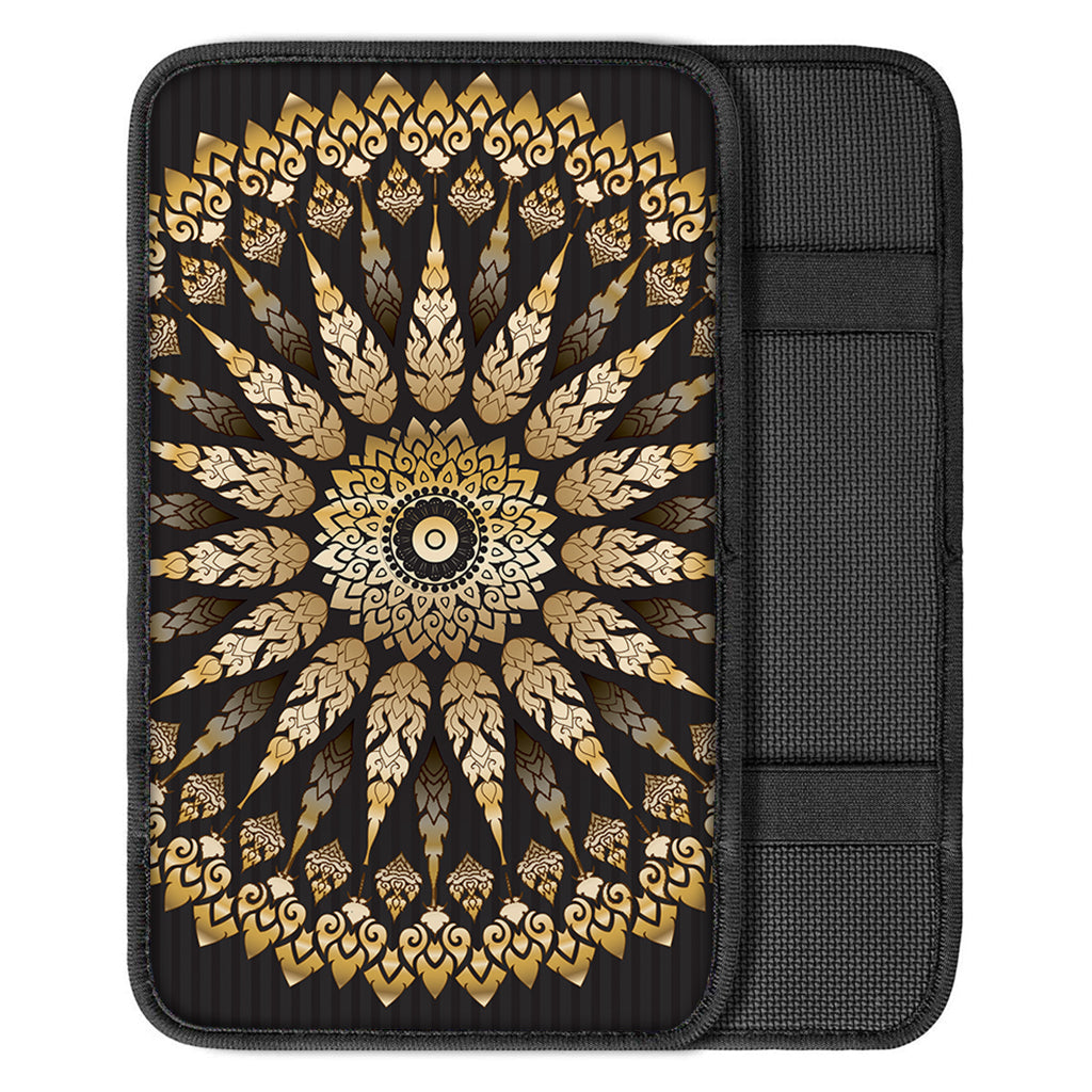 Thai Mandala Print Car Center Console Cover