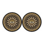 Thai Mandala Print Car Coasters