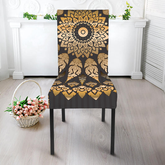 Thai Mandala Print Dining Chair Slipcover