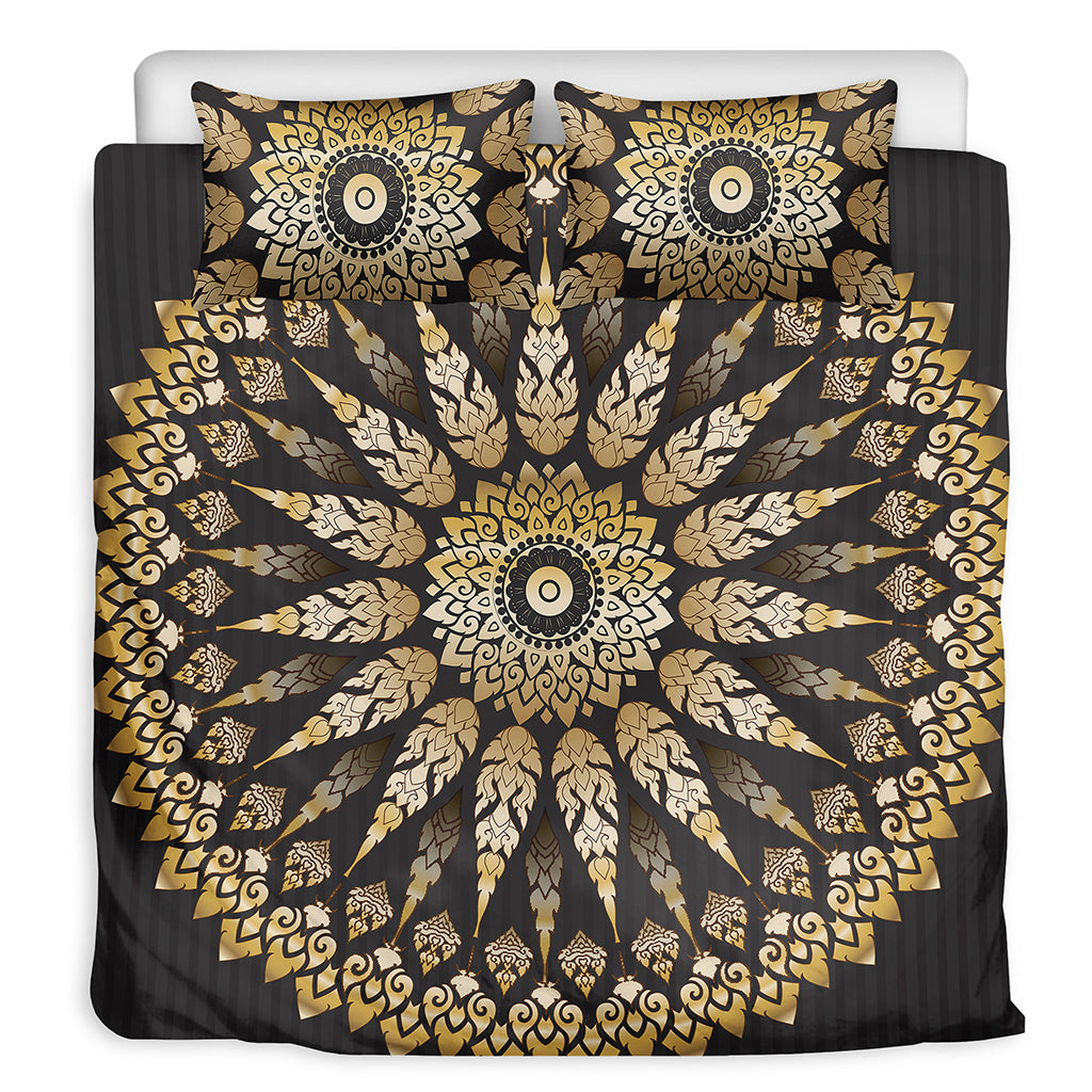 Thai Mandala Print Duvet Cover Bedding Set