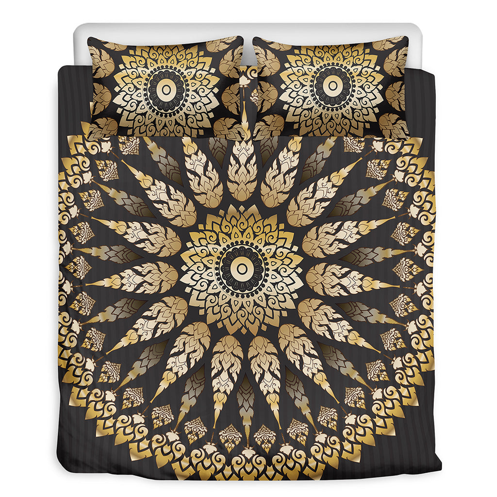 Thai Mandala Print Duvet Cover Bedding Set