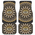 Thai Mandala Print Front and Back Car Floor Mats