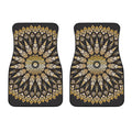 Thai Mandala Print Front Car Floor Mats