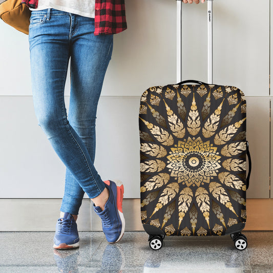 Thai Mandala Print Luggage Cover