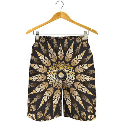 Thai Mandala Print Men's Shorts