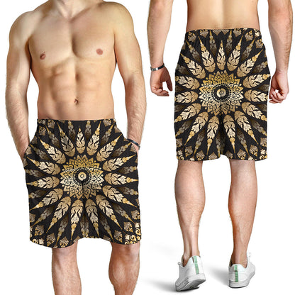 Thai Mandala Print Men's Shorts