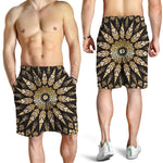 Thai Mandala Print Men's Shorts