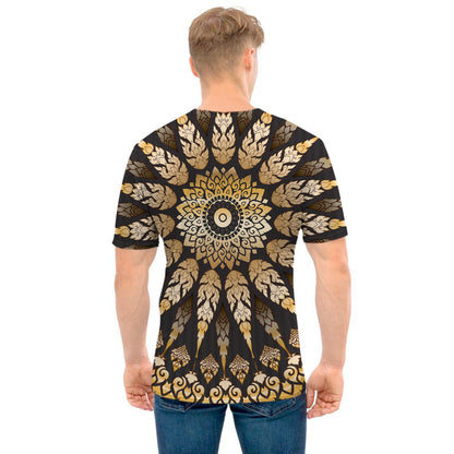 Thai Mandala Print Men's T-Shirt
