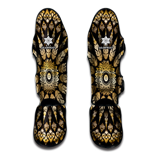 Thai Mandala Print Muay Thai Shin Guard