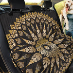 Thai Mandala Print Pet Car Back Seat Cover