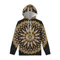 Thai Mandala Print Pullover Hoodie