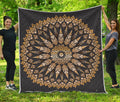 Thai Mandala Print Quilt