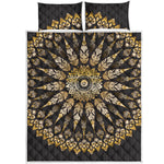 Thai Mandala Print Quilt Bed Set