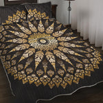 Thai Mandala Print Quilt Bed Set