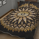 Thai Mandala Print Quilt Bed Set