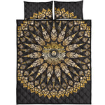 Thai Mandala Print Quilt Bed Set