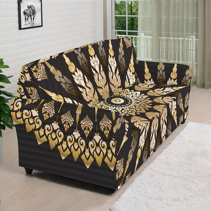 Thai Mandala Print Sofa Cover