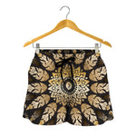 Thai Mandala Print Women's Shorts